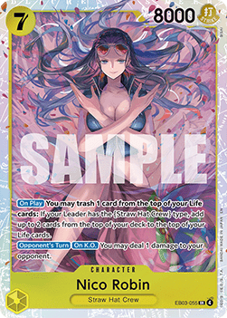 Nico Robin (EB03-055) (V.1) EB03 Super Rare Near Mint Englisch