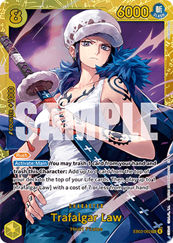 Trafalgar Law (EB03-062) (V.1) EB03 Secret Rare Near Mint Englisch