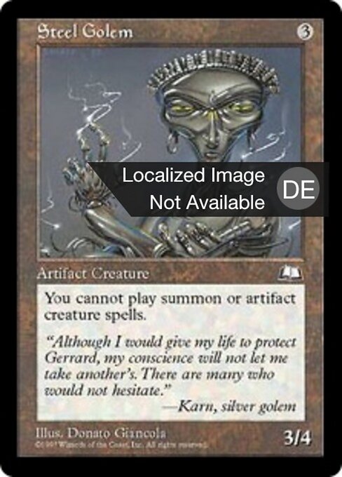 Stahlgolem WTH- Uncommon Excellent Deutsch