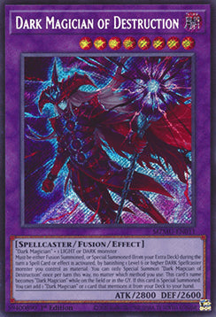 Dark Magician of Destruction (V.1) MZMU-EN011 Secret Rare Good Englisch 1. Auflage