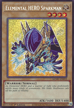 Elemental HERO Sparkman MZMU-EN059 Secret Rare Excellent Englisch 1. Auflage