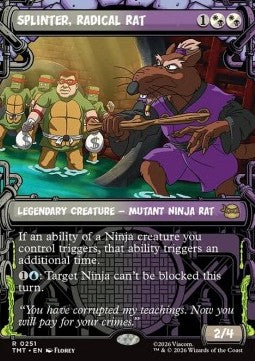 Splinter, Radical Rat XTMT-251 Rare Near Mint Deutsch Foil