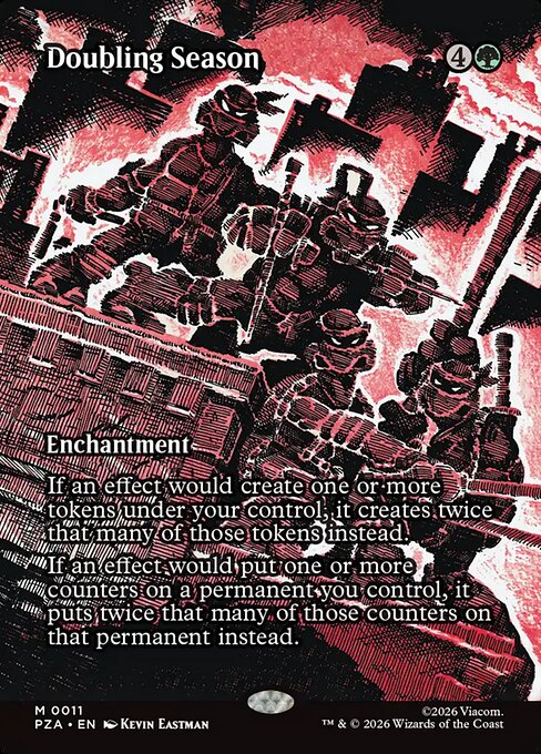 Doubling Season PZA-11 Mythic NM Englisch Foil