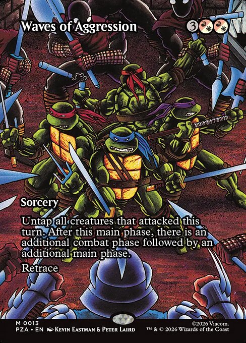 Waves of Aggression PZA-13 Mythic Near Mint Englisch Foil