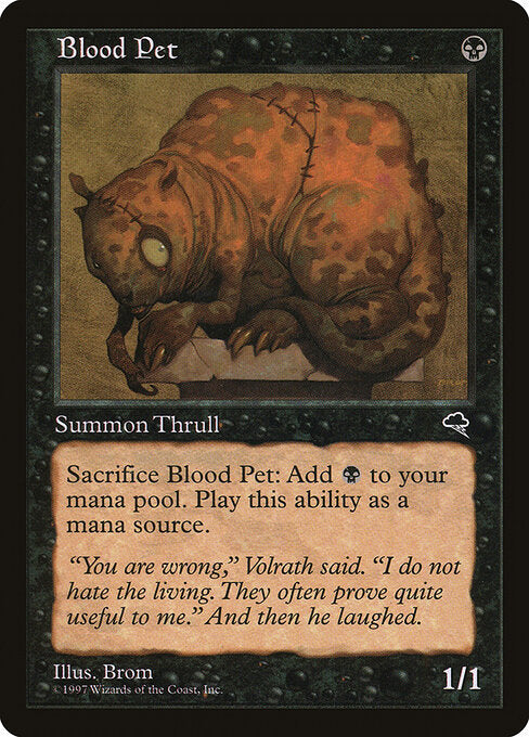 Blood Pet TP- Common Played Englisch