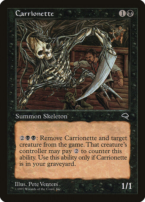 Carrionette TP- Rare Light Played Englisch