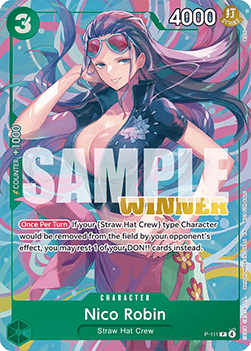 Nico Robin (P-111) (V.2) P Promo Near Mint Englisch