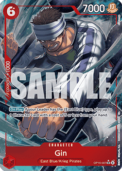 Gin (OP15-007) (V.2) OP15 Alternate Art Near Mint Englisch