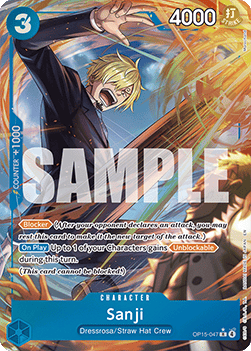 Sanji (OP15-047) (V.2) OP15 Alternate Art Near Mint Englisch