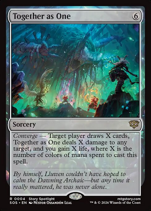 Together as One SOS-4 Rare Near Mint Englisch Foil