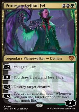Professor Dellian Fel SOS-214 Mythic Near Mint Deutsch Foil
