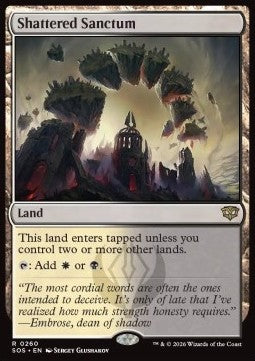 Zerstörtes Heiligtum SOS-260 Rare Near Mint Deutsch Foil