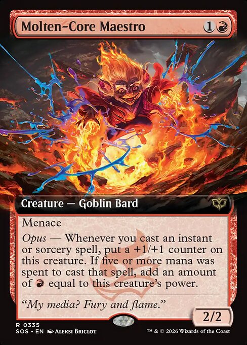 Molten-Core Maestro XSOS-335 Rare Near Mint Englisch Foil