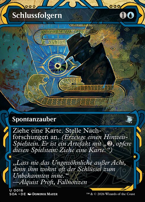 Schlussfolgern SOA-16 Uncommon Near Mint Deutsch Foil