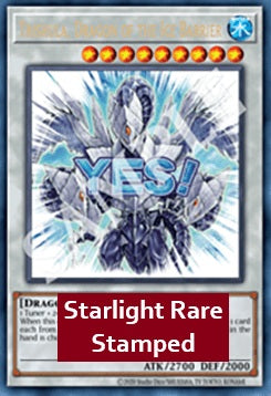 Trishula, Drache der Eisbarriere RA05-DE101 Starlight Rare Near Mint Deutsch 1. Auflage