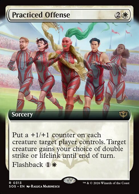 Practiced Offense XSOS-313 Rare Near Mint Englisch Foil