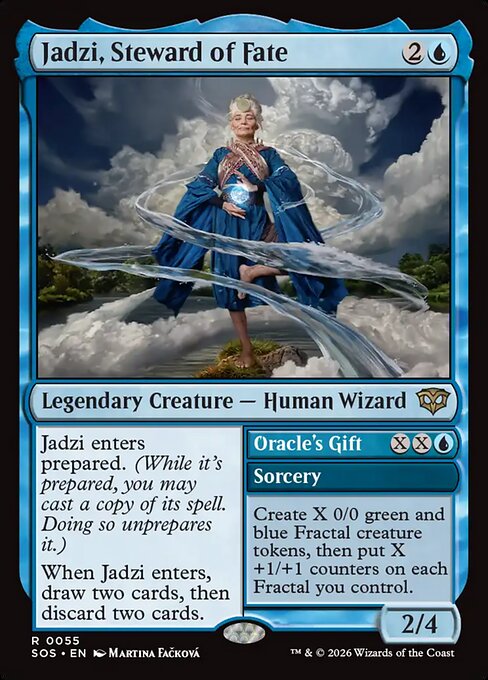 Jadzi, Steward of Fate // Oracle's Gift SOS-55 Rare Near Mint Englisch Foil