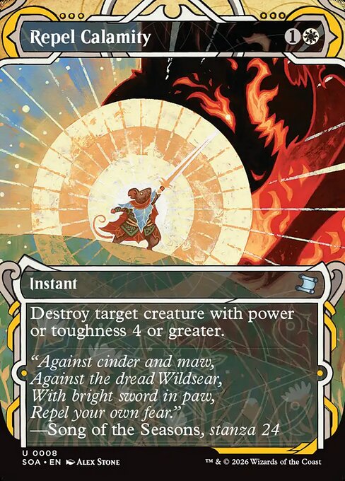 Repel Calamity (V.1) SOA-8 Uncommon Near Mint Englisch Foil