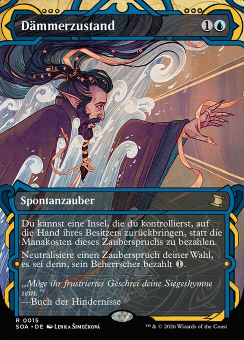 Dämmerzustand SOA-15 Rare Near Mint Deutsch Foil
