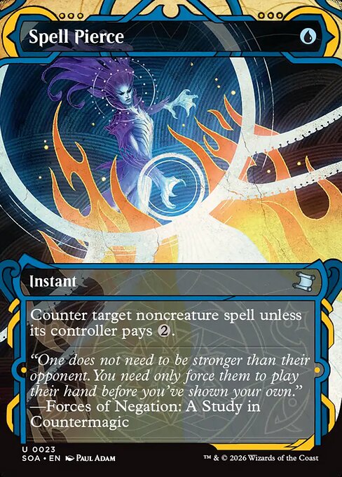 Spell Pierce (V.1) SOA-23 Uncommon Near Mint Englisch