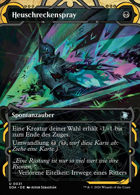 Heuschreckenspray SOA-31 Uncommon Near Mint Deutsch