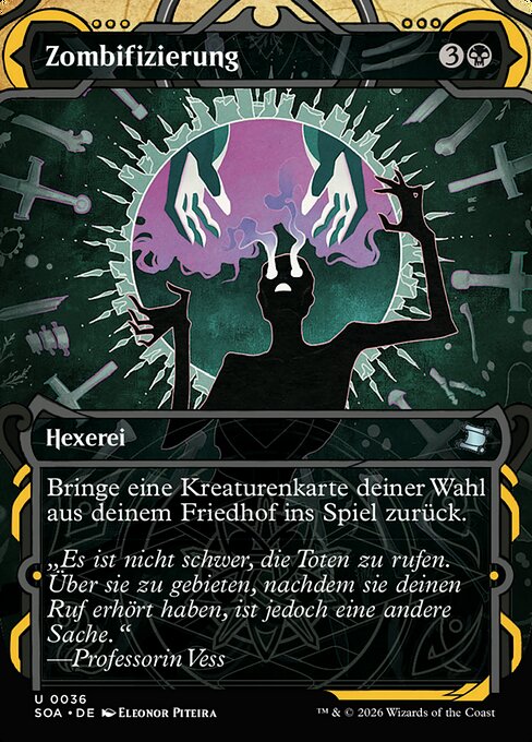 Zombifizierung SOA-36 Uncommon Near Mint Deutsch