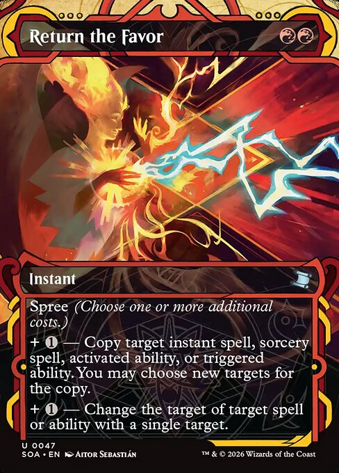 Return the Favor (V.1) SOA-47 Uncommon Near Mint Englisch Foil