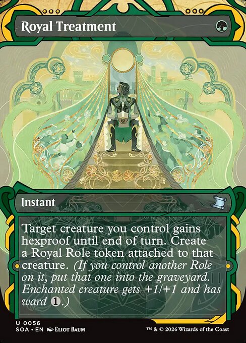 Royal Treatment (V.1) SOA-56 Uncommon Near Mint Englisch Foil