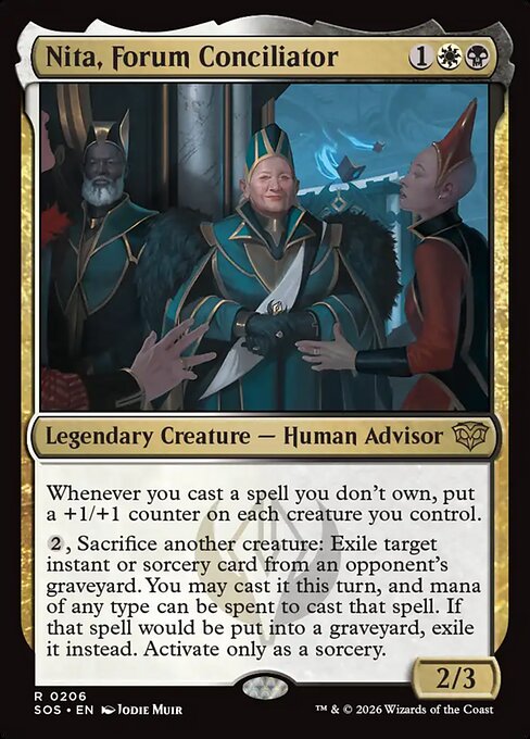 Nita, Forum Conciliator SOS-206 Rare Near Mint Englisch Foil
