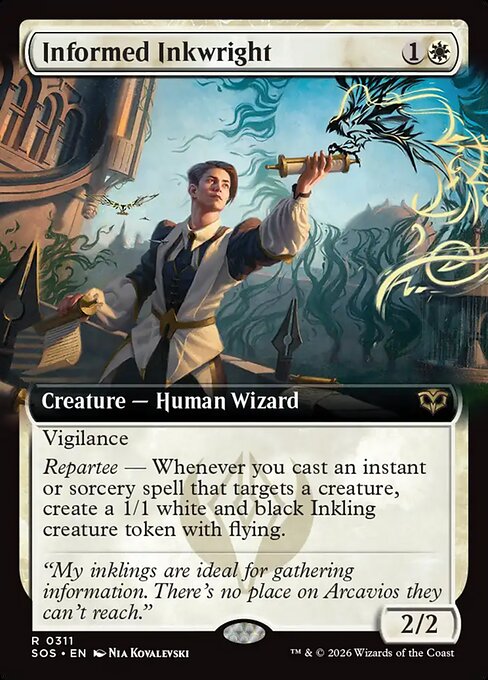 Informed Inkwright XSOS-311 Rare Near Mint Englisch Foil