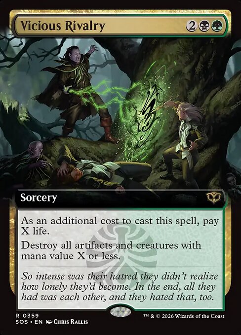 Vicious Rivalry XSOS-359 Rare Near Mint Englisch Foil