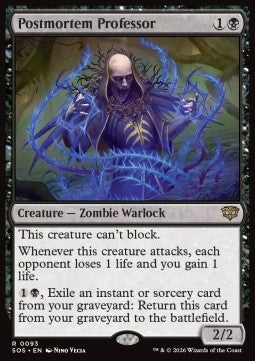 Postmortem-Professor SOS-93 Rare Near Mint Deutsch Foil