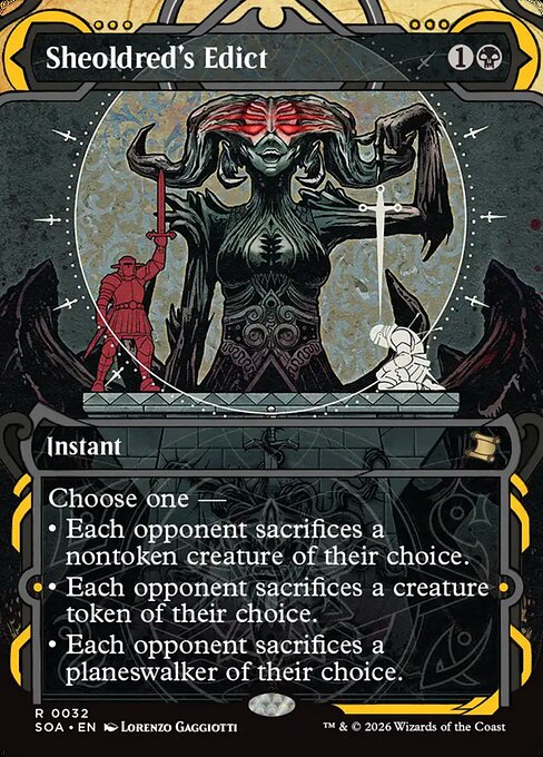 Sheoldred's Edict (V.1) SOA-32 Rare Near Mint Englisch