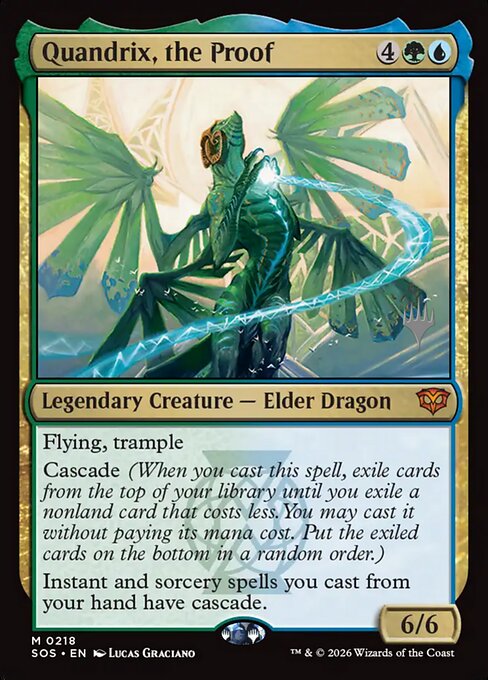 Quandrix, the Proof PSOS-218 Mythic Near Mint Englisch Foil
