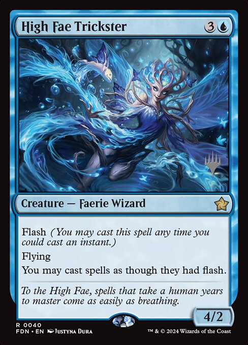 High Fae Trickster (V.2) PFDN-40 Rare Near Mint Englisch Foil