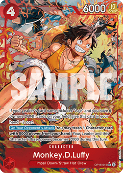Monkey.D.Luffy (OP16-015) (V.2) OP16 Near Mint Englisch