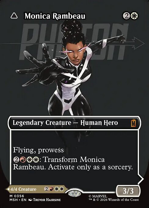 Monica Rambeau // Photon, Living Light (V.2) XMSH-356 Mythic Near Mint Englisch Foil