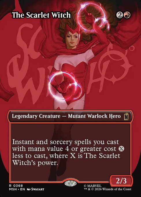 The Scarlet Witch XMSH-368 Rare Near Mint Englisch