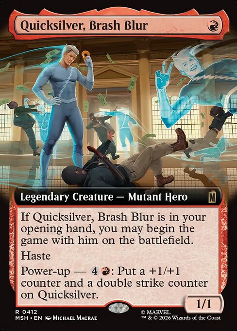 Quicksilver, Brash Blur XMSH-412 Rare Excellent Englisch Foil
