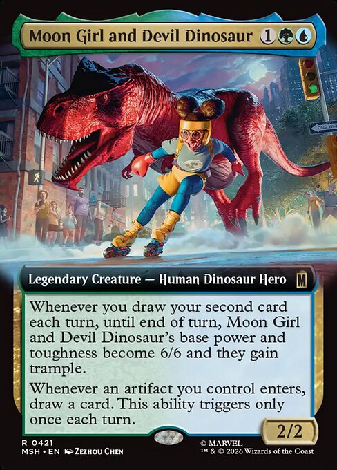 Moon Girl and Devil Dinosaur XMSH-421 Rare Near Mint Englisch