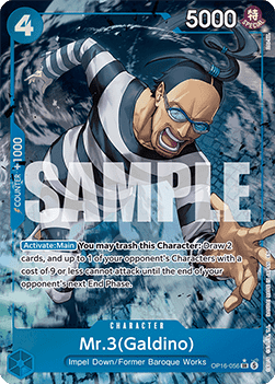 Mr.3(Galdino) (OP16-056) (V.2) OP16 Alternate Art Excellent Englisch