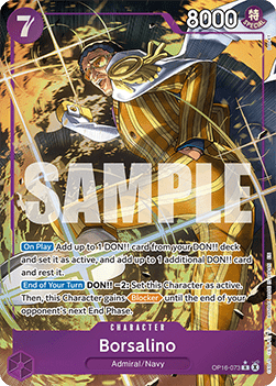 Borsalino (OP16-073) (V.2) OP16 Alternate Art Excellent Englisch