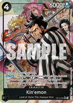 Kin'emon (OP16-082) (V.2) OP16 Alternate Art Near Mint Englisch