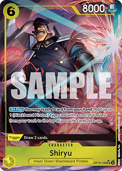 Shiryu (OP16-108) (V.2) OP16 Alternate Art Near Mint Englisch