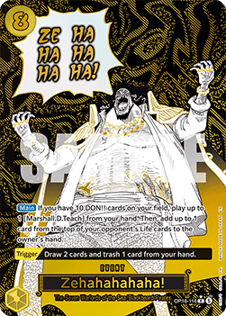 Zehahahahaha! (OP16-116) (V.2) OP16 Special Rare Near Mint Englisch