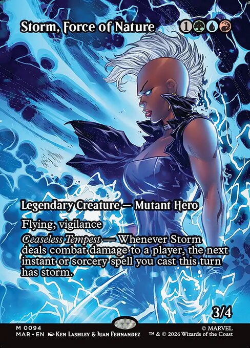 Storm, Force of Nature MAR-94 Mythic Near Mint Englisch Foil