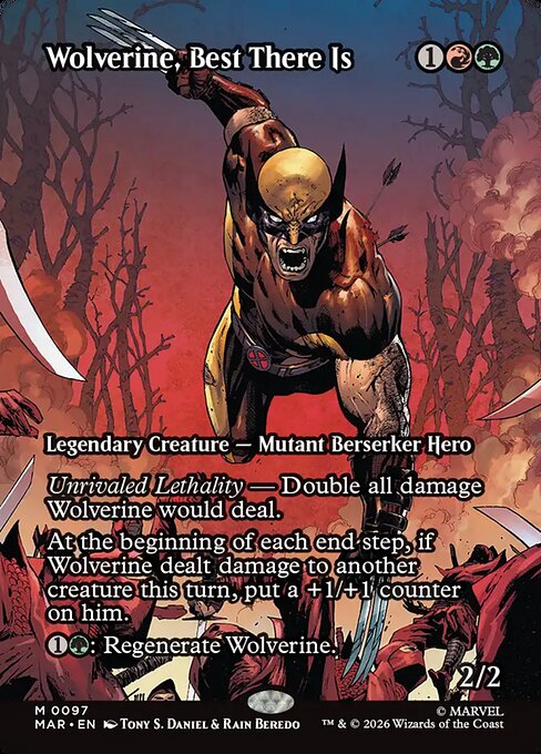 Wolverine, Best There Is MAR-97 Mythic Excellent Englisch Foil