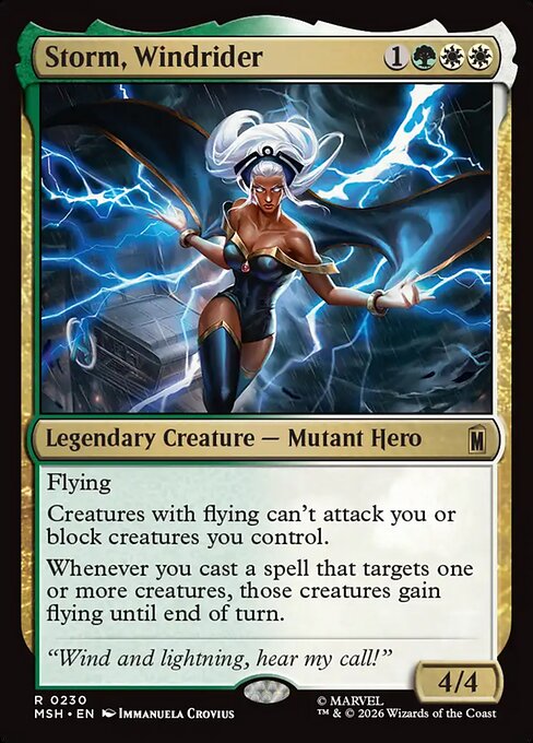 Storm, Windrider MSH-230 Rare Near Mint Englisch Foil
