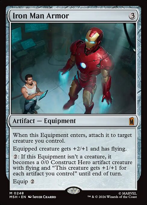 Iron Man Armor MSH-248 Mythic Near Mint Englisch Foil