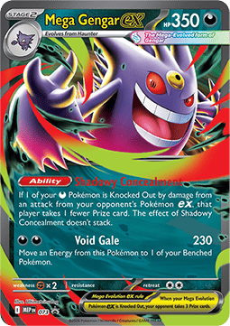 Mega Gengar ex MEP-073 Promo Near Mint Deutsch